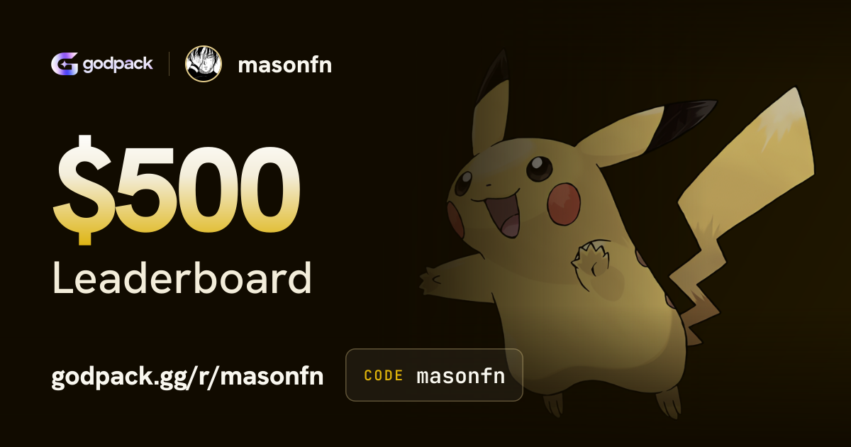 masonfn · $500 godpack leaderboard